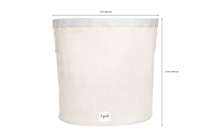 3 Sprouts Storage Bin - Grey Racoon