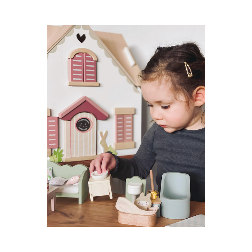 Tender Leaf Toys Cottontail Cottage Play Set
