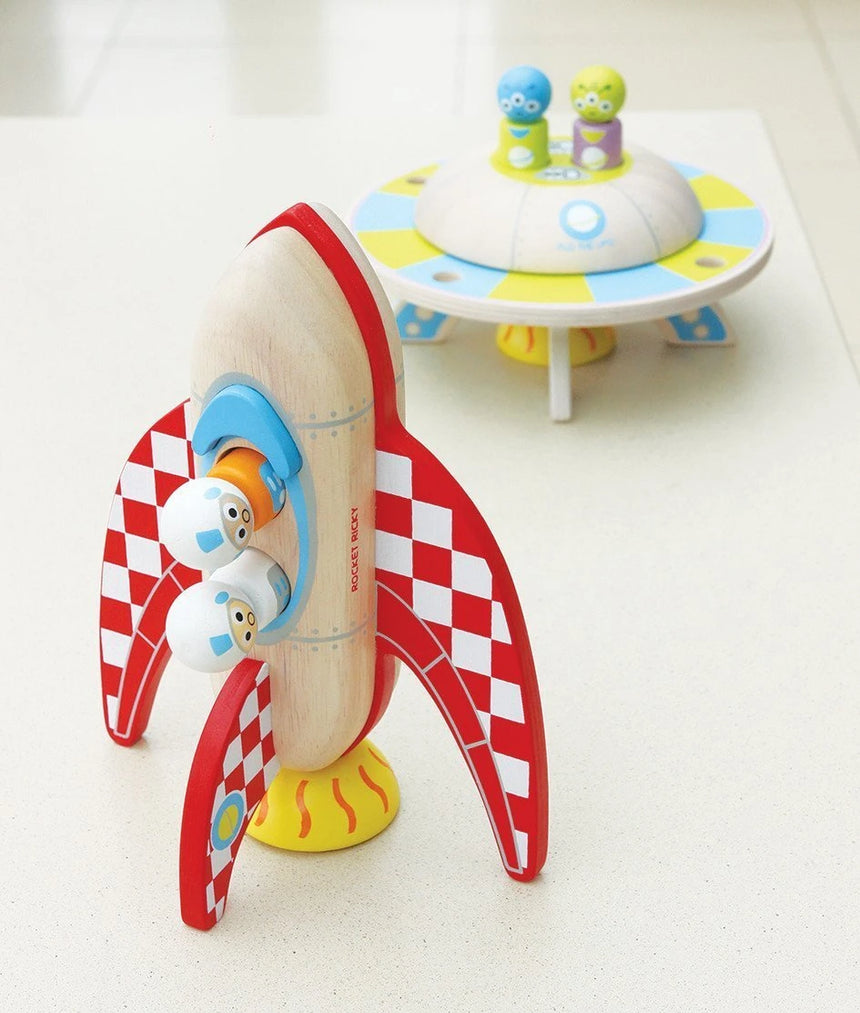 Indigo Jamm Wooden Rocket Ricky