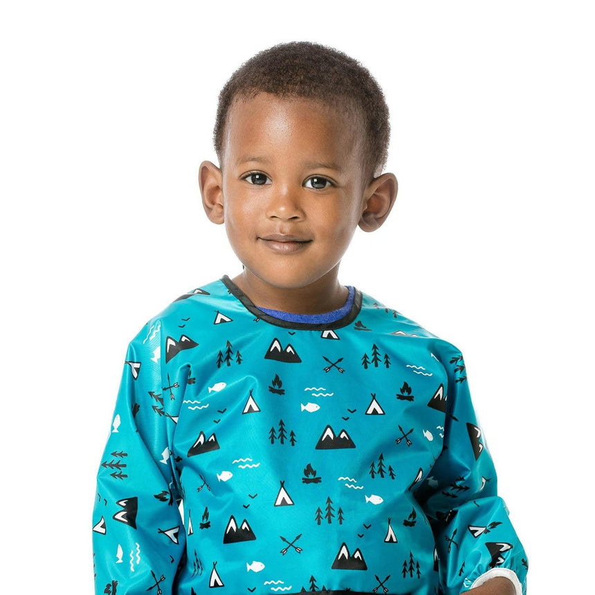 Bumkins Waterproof Sleeved Bib - Outdoors