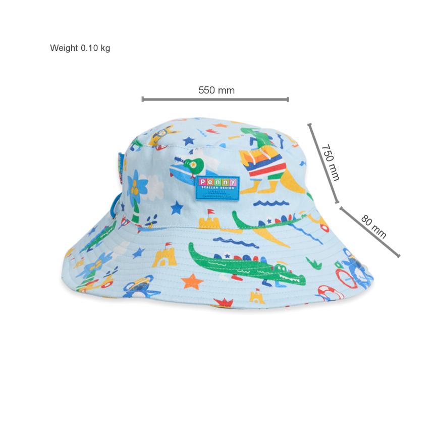Penny Scallan Kids Sun Hat - Kanga Crew