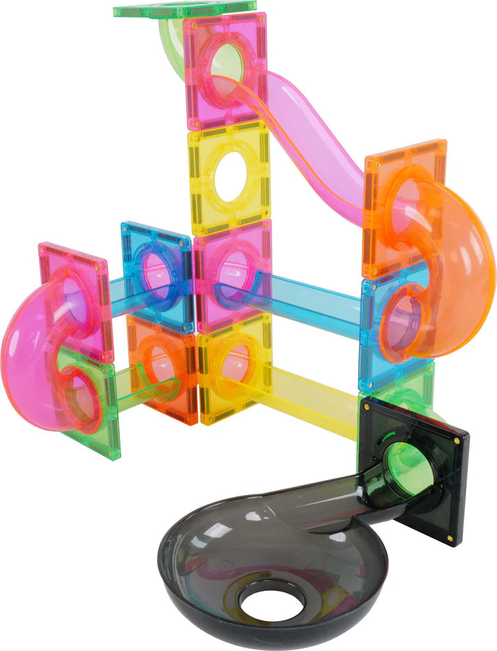MNTL Fluorescent Magnetic Marble Run Set 101 Pcs