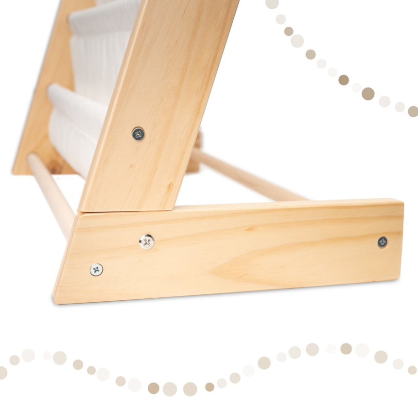 ALL 4 KIDS Henry Kids Wooden Canvas Sling Magazine Bookcase