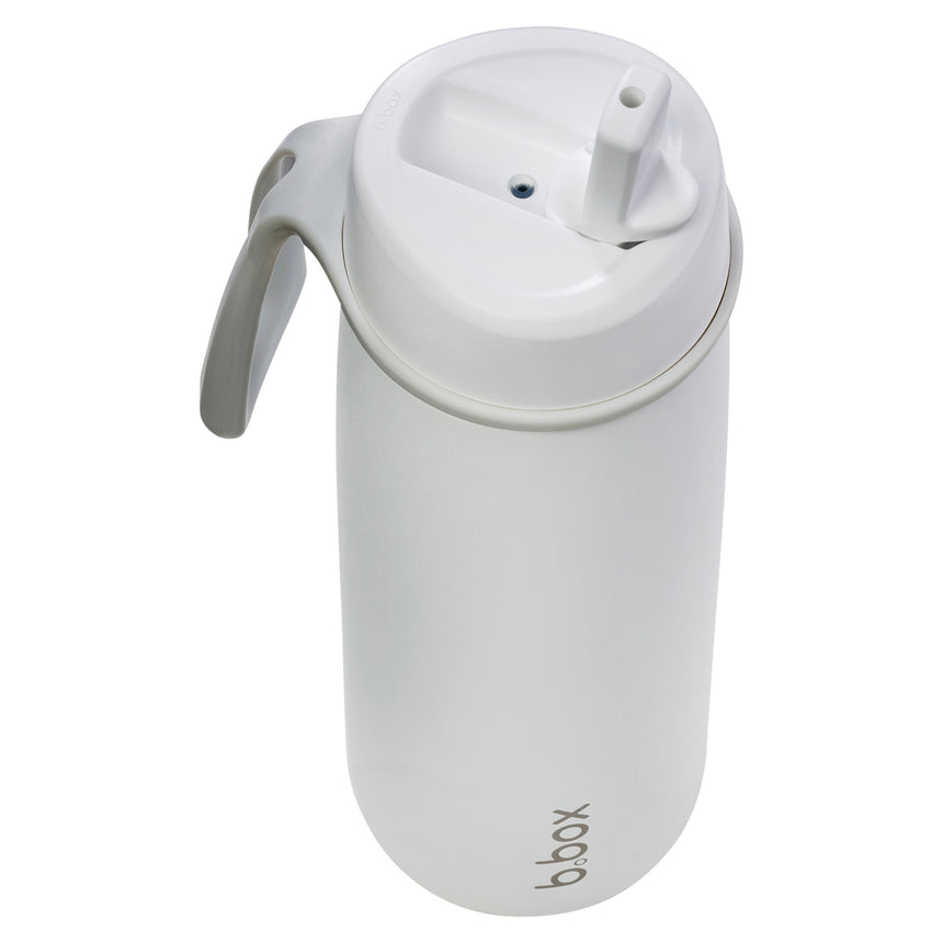 B.Box 690mL Insulated Flip Top Drink Bottle - White out