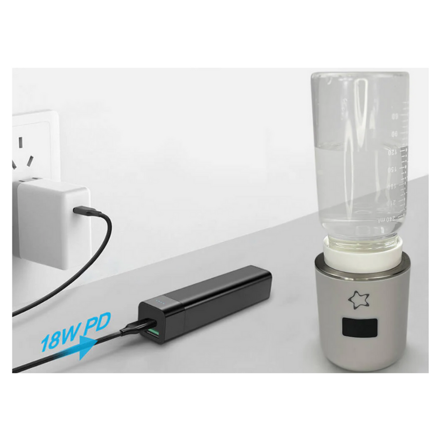 Cherub Baby 5000mAh QC 3.0 ULTRA COMPACT POWER BANK 18W USBC + USB A