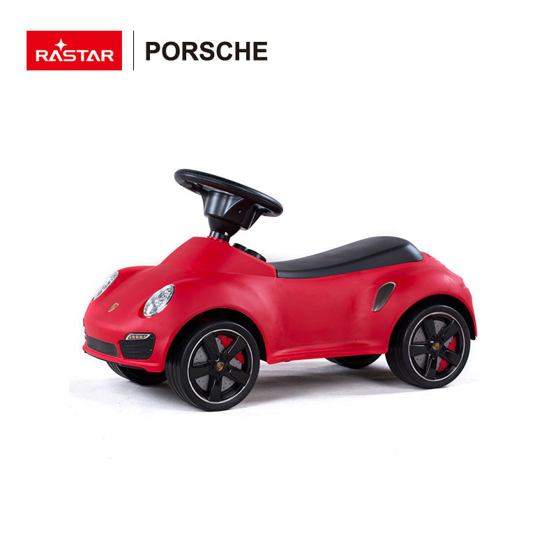 Rastar 83400 Porsche 911 kids push car interior with steering wheel