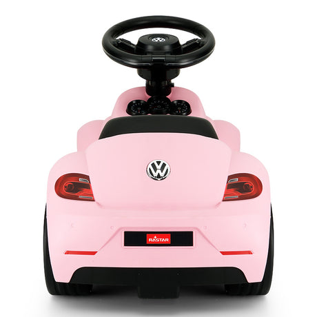 Rastar Volkswagen Beetle ride-on push car side profile – licensed kids toy