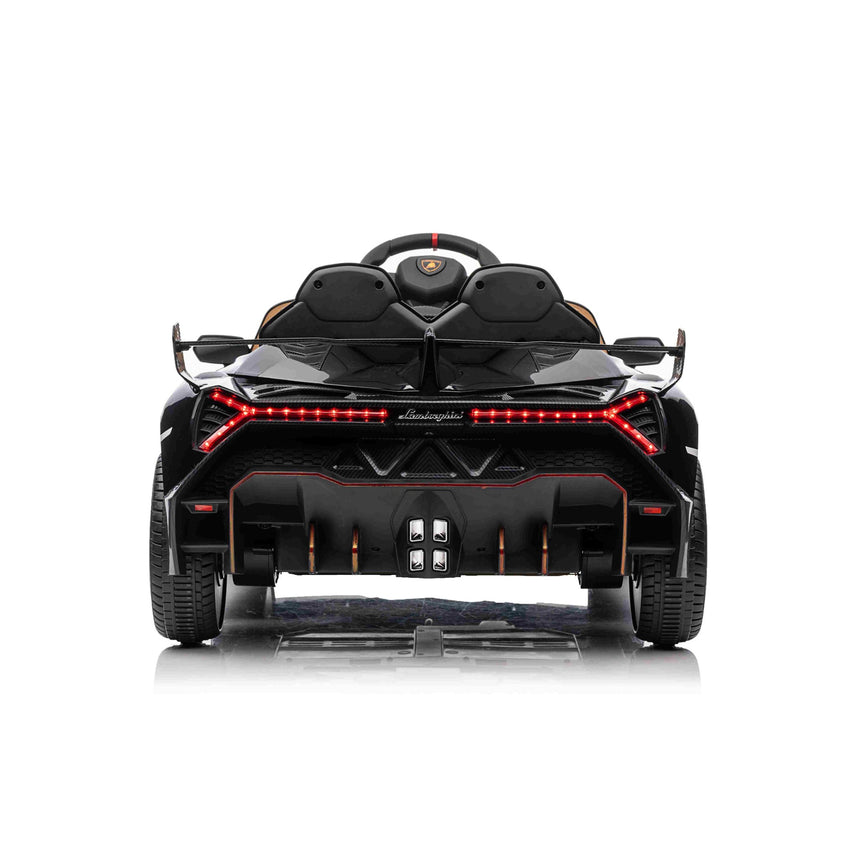 All 4 Kids Licensed Lamborghini Veneno Roadster Electrical Ride on Car - Black