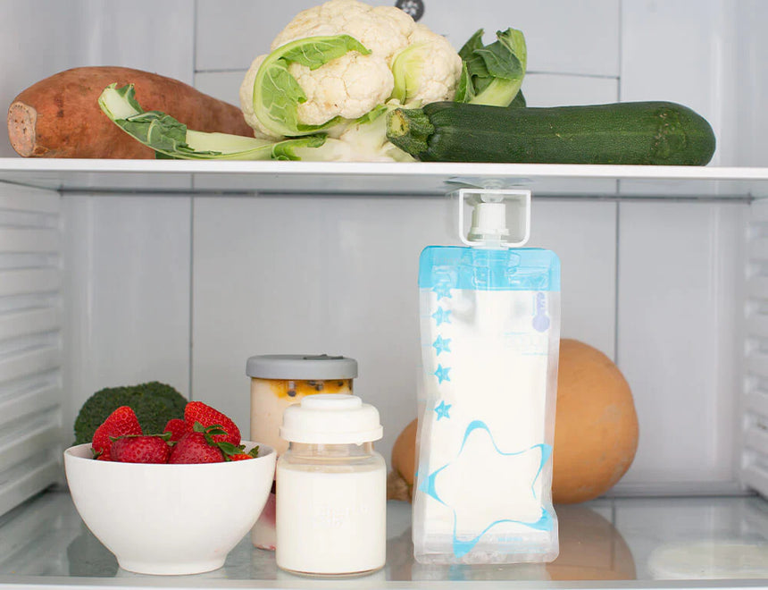 Cherub Baby Reusable Thermosensor Breast Milk Bags 50 Uses (10pk)