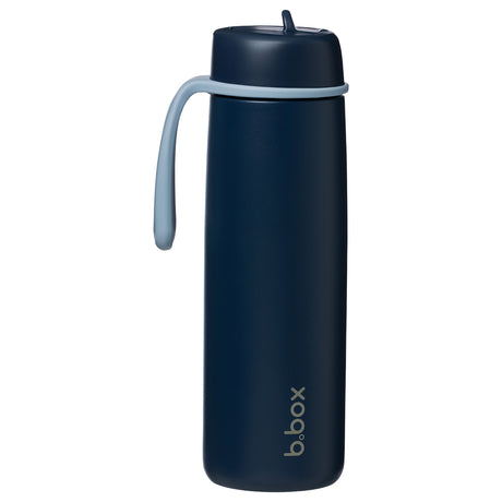 B.Box 690mL Insulated Flip Top Drink Bottle - Midnight