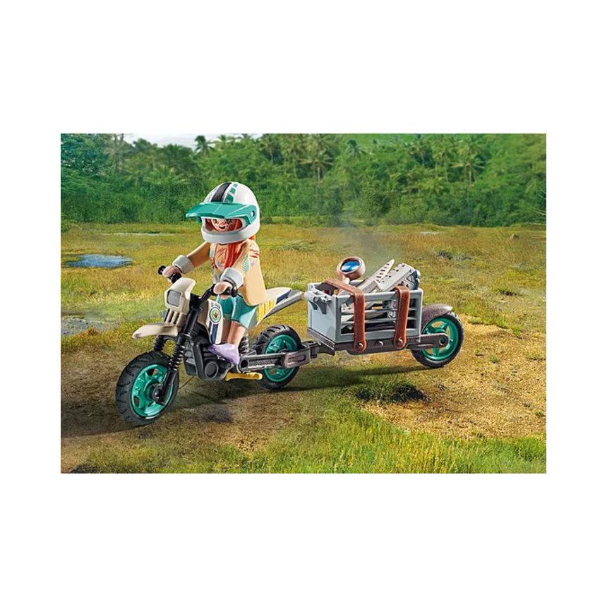 Playmobil T-Rex trace path
