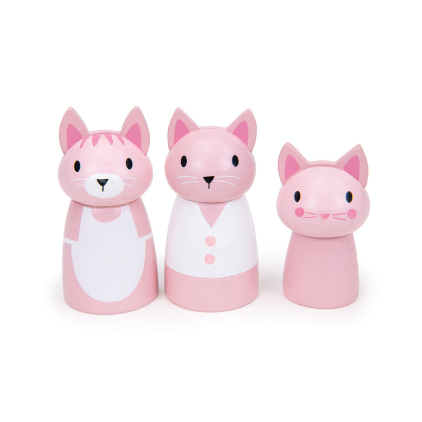 Tender Leaf Toys Wooden Kitty's Milkshake Van