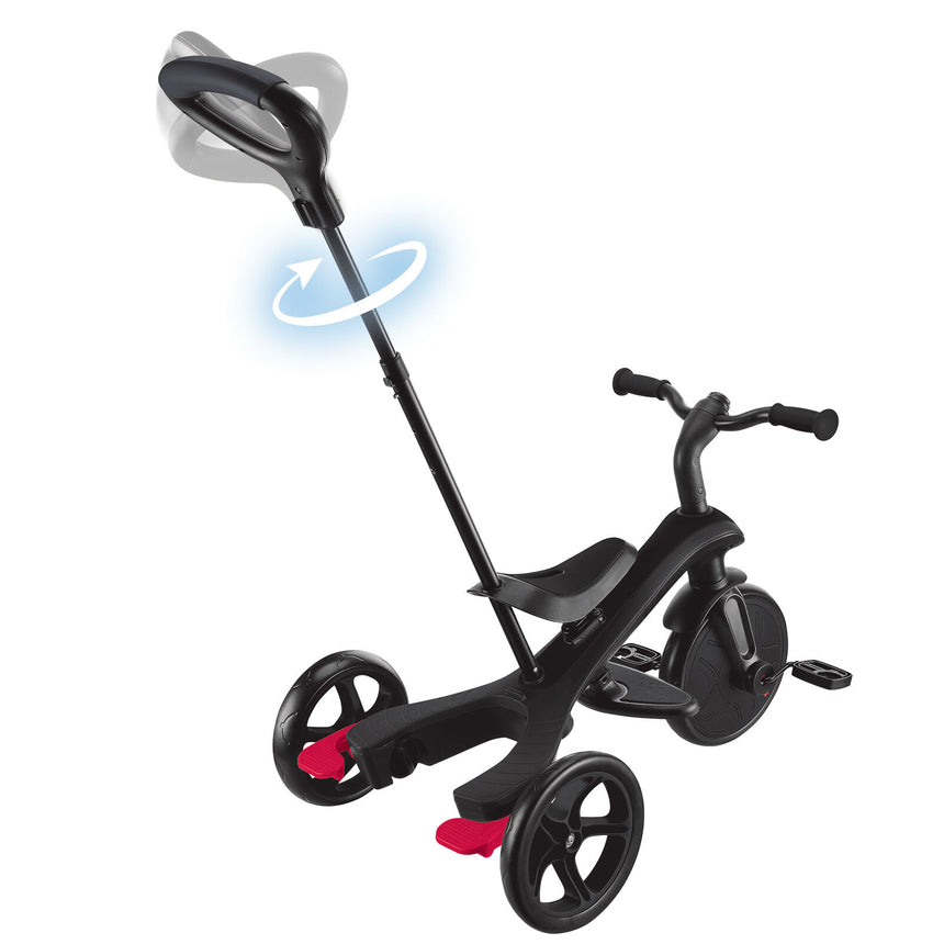 Globber Explorer Trike 4in1 - Black