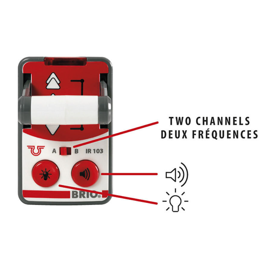 BRIO RC Travel Train 4 pieces