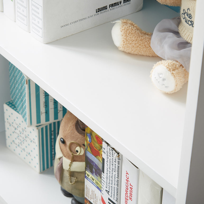 ALL 4 KIDS White Ivy Tall Kids Bookcase Storage Unit