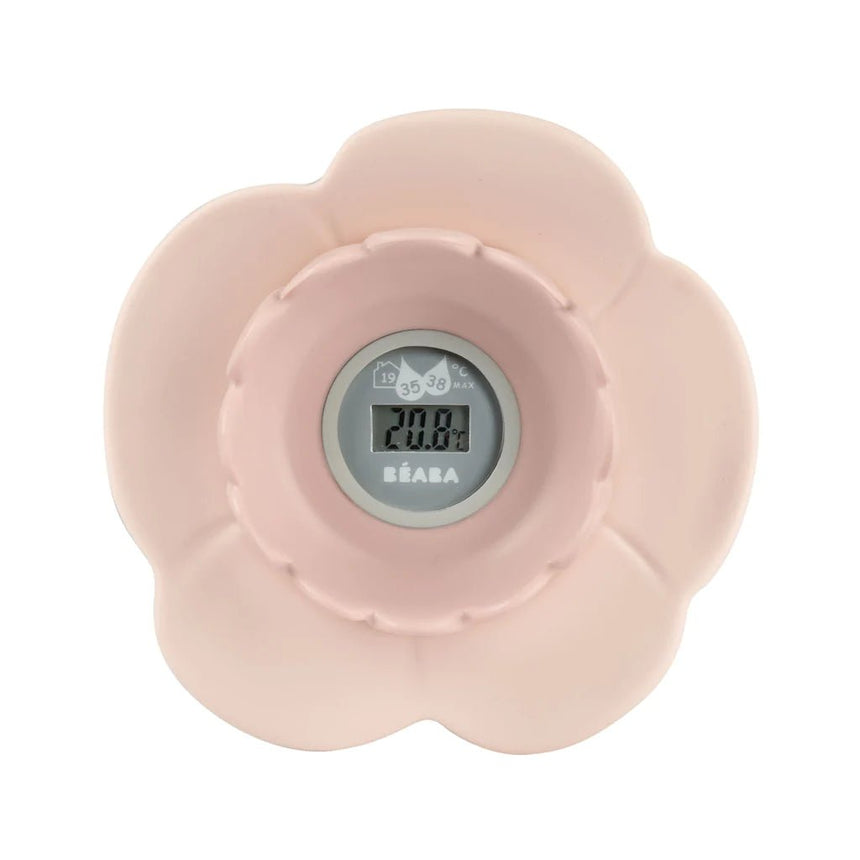 Beaba “Lotus” Multi-Functional Digital Thermometer - Vintage Pink
