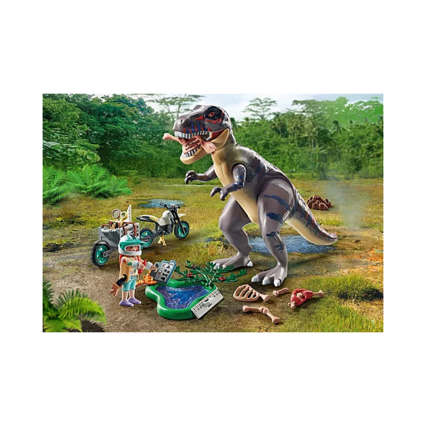 Playmobil T-Rex trace path