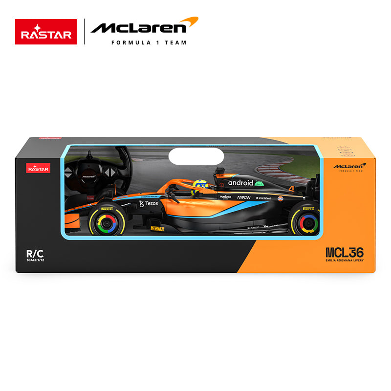 Rastar 1:12 McLaren Artura F1 Team Remote Control Car – Officially Licensed