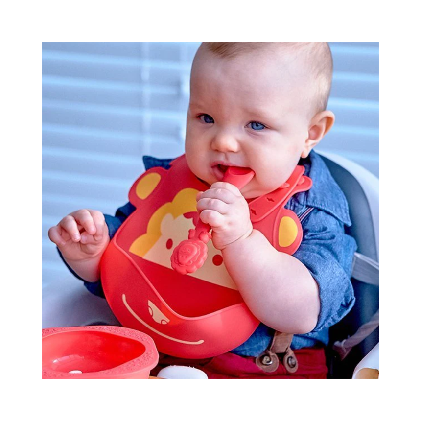 Marcus & Marcus Baby Feeding Spoon - Green Ollie