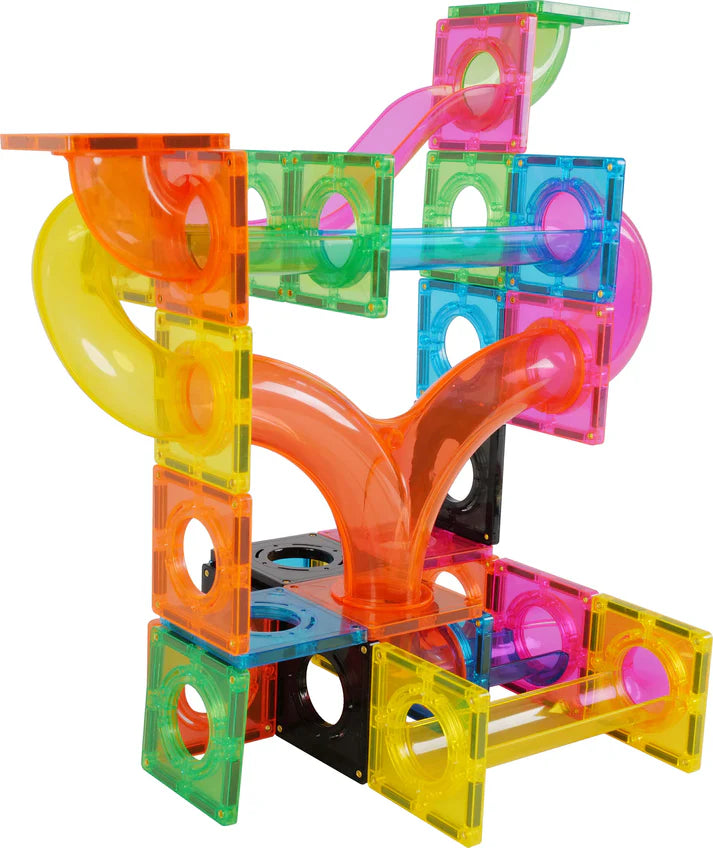 MNTL Fluorescent Magnetic Marble Run Set 101 Pcs