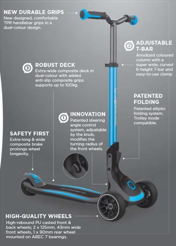 Globber Ultimum Scooter - Charcoal Grey