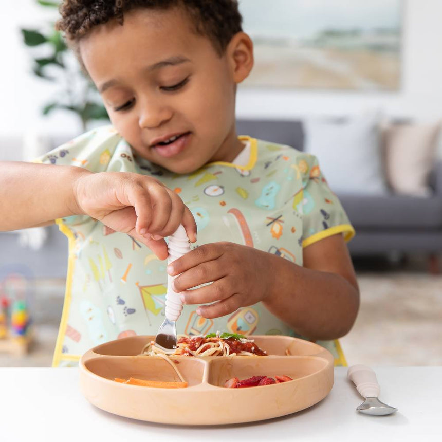 Bumkins Spoon and Fork - Sand