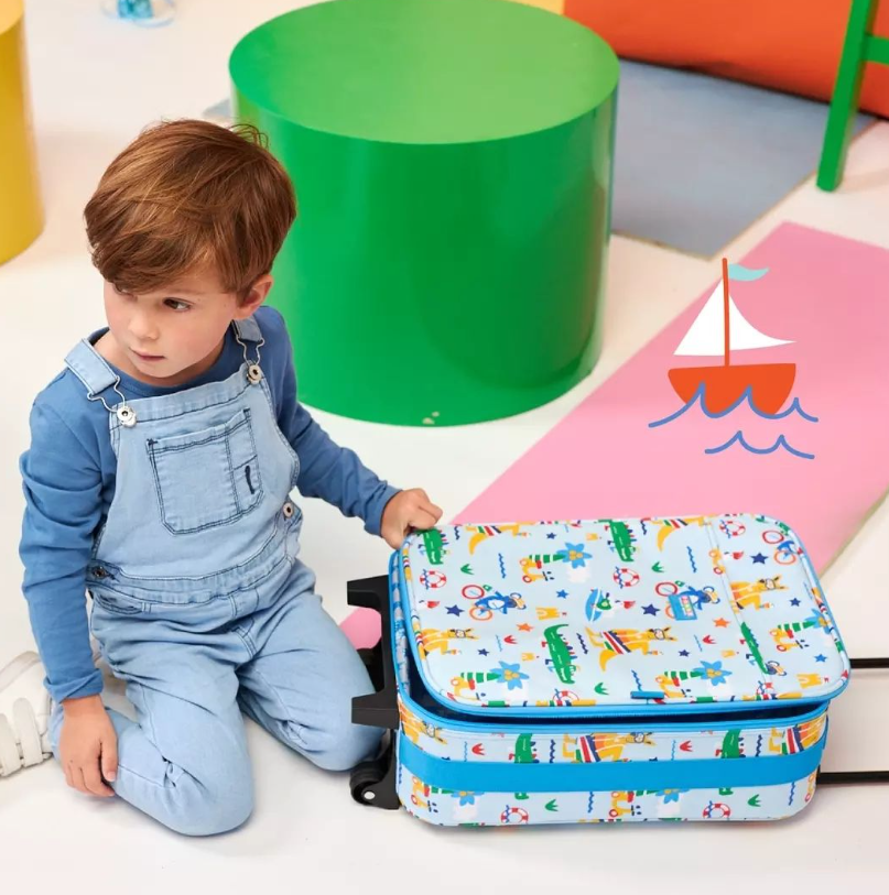 Penny Scallan Kids Wheelie Case Luggage - Kanga Crew
