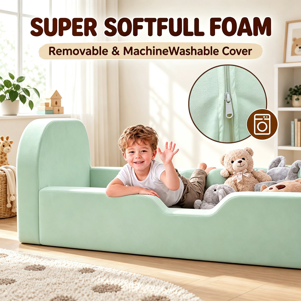 All 4 Kids Cloudnest Kids Foam Bed
