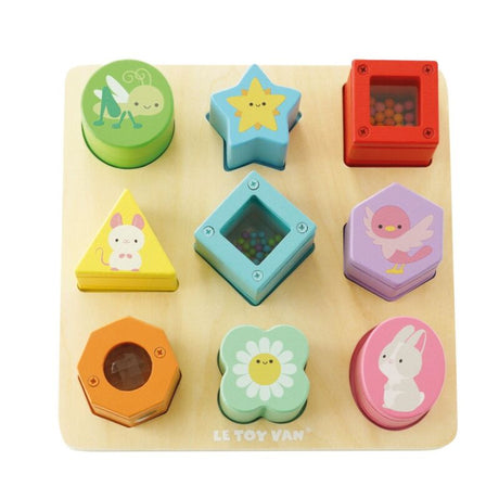 Le Toy Van Rainbow Sensory Shape Sorter - 10 Piece