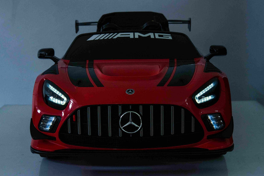 All 4 Kids BBH-033 Mercedes-Benz AMG GT3 EVO licensed kids ride-on car product specification and safety feature image