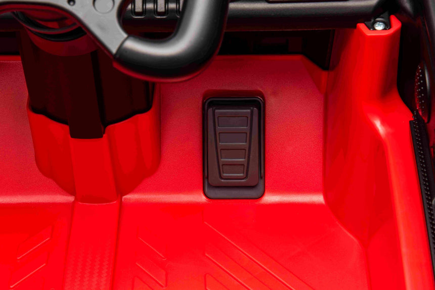 All 4 Kids BBH-033 Mercedes-Benz AMG GT3 EVO red ride-on car wheel and shock absorption feature image
