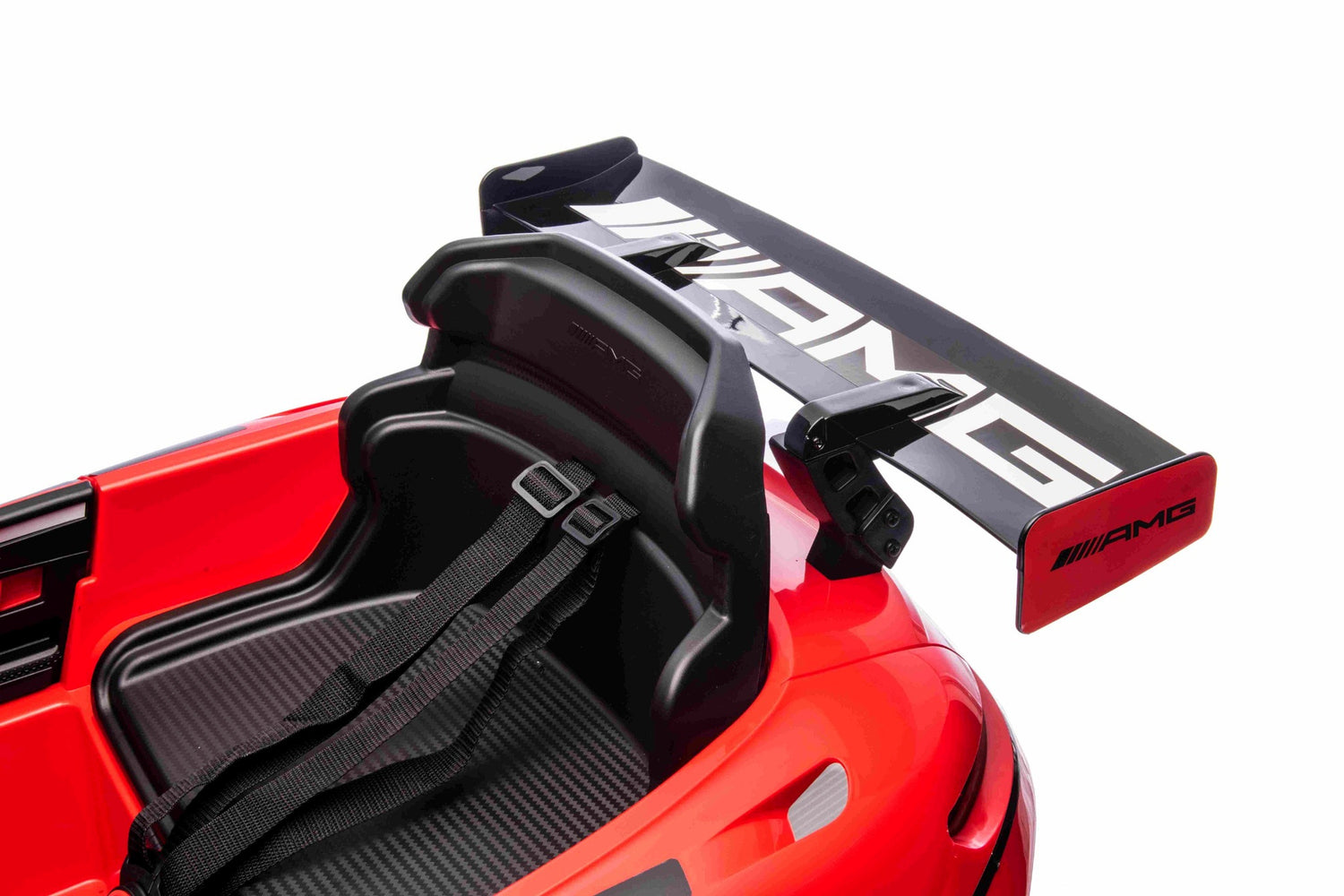 All 4 Kids BBH-033 Mercedes-Benz AMG GT3 EVO red kids ride-on car product detail and lifestyle feature image
