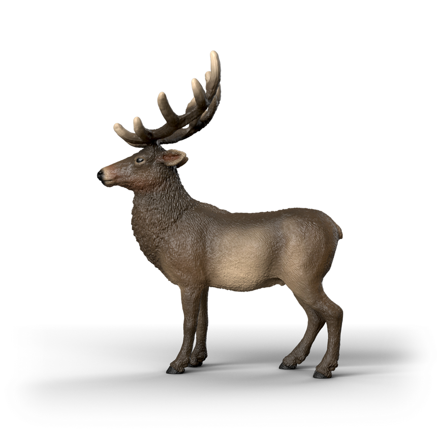 Schleich Elk toy figure alternate view