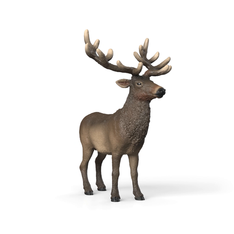 Schleich Elk toy figure side view