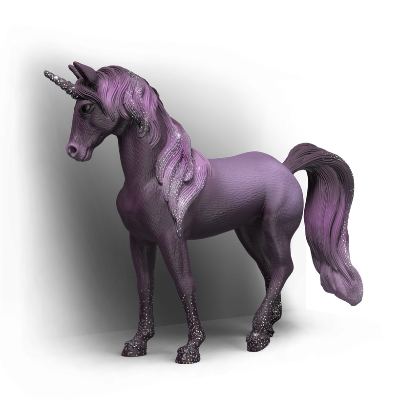 Schleich Galaxy Rainbow Unicorn Mare toy figure alternate view