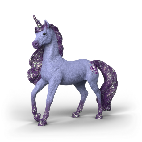 Schleich Unicorn Stallion Orchid toy figure - front product image