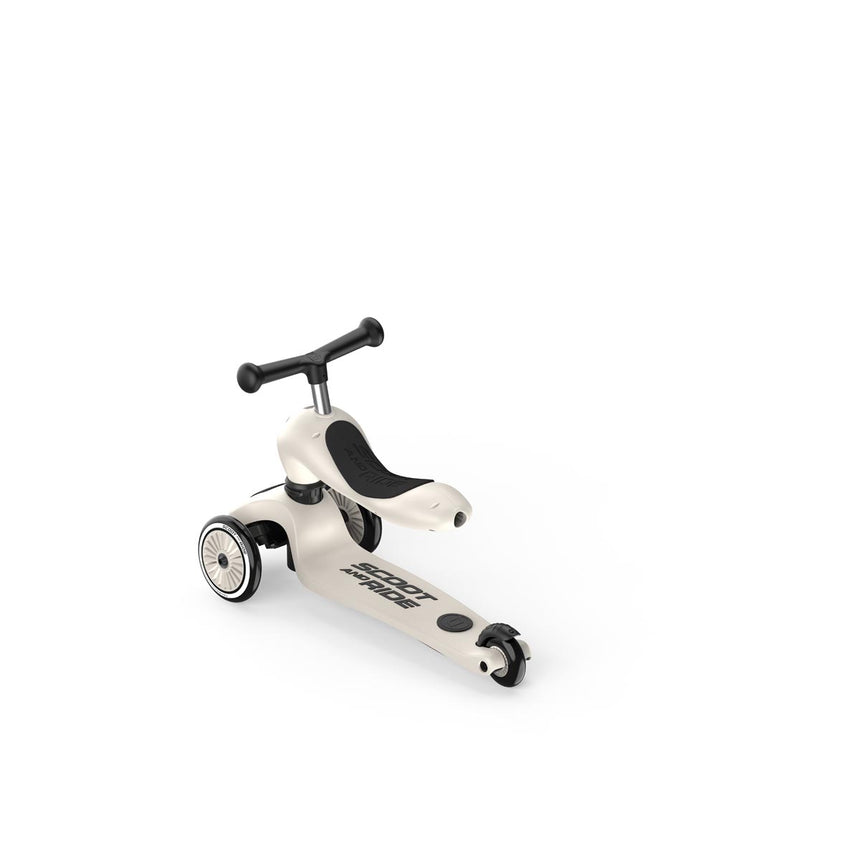 Scoot & Ride Highwaykick 1 Push & Go 2-in-1 kids scooter in Ash – view 3