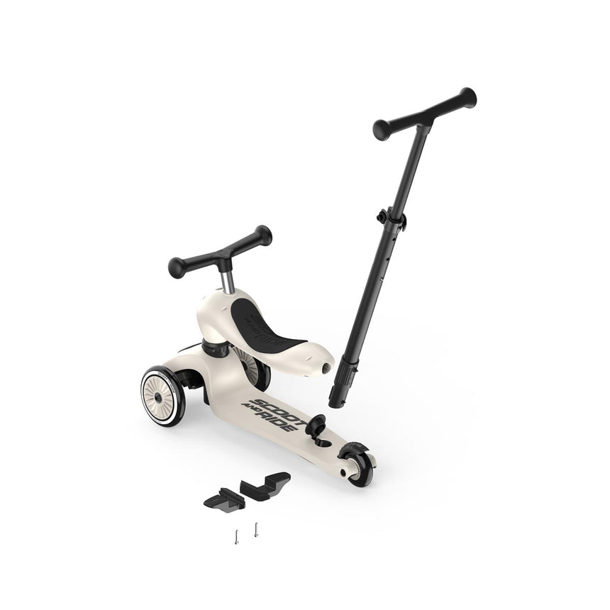 Scoot & Ride Highwaykick 1 Push & Go 2-in-1 kids scooter in Ash – view 4