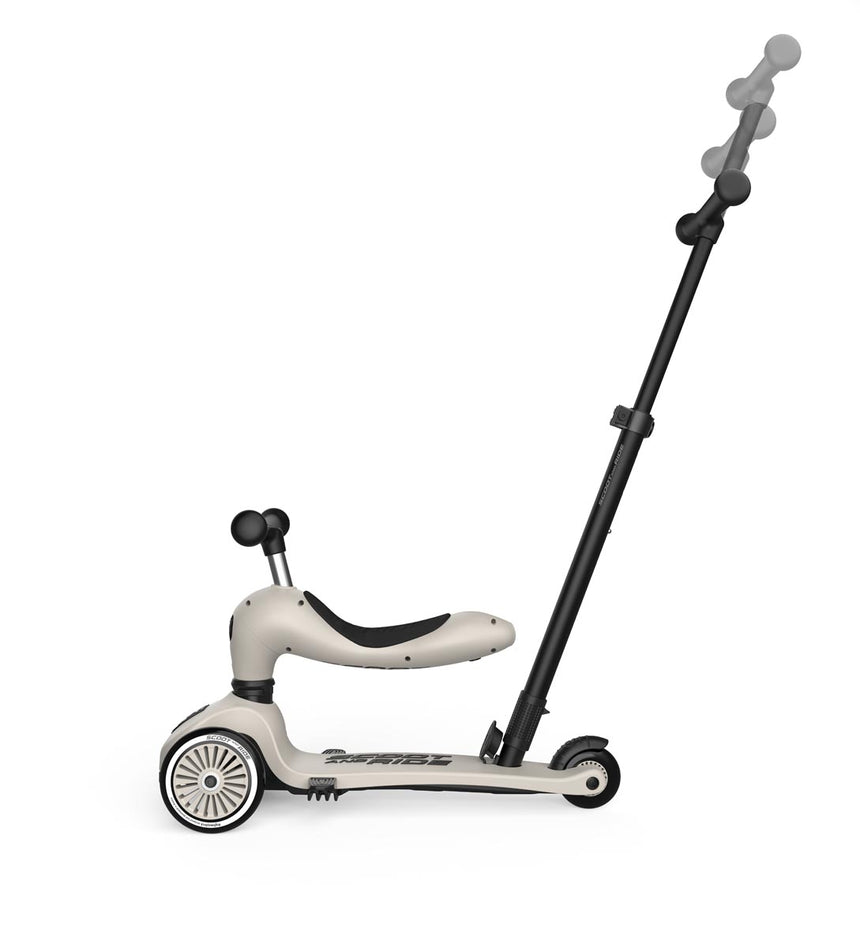 Scoot & Ride Highwaykick 1 Push & Go 2-in-1 kids scooter in Ash – view 8