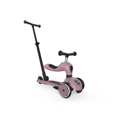 Scoot & Ride Highwaykick 1 Push & Go 2-in-1 kids scooter in Wildberry