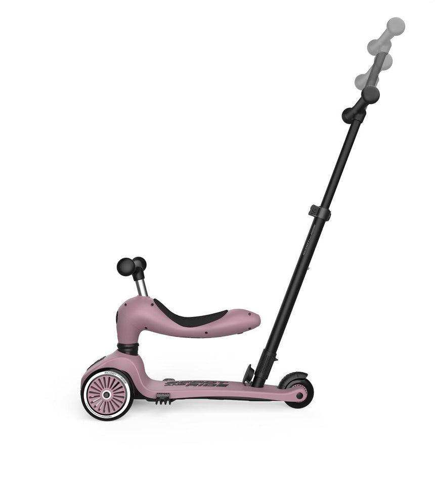 Scoot & Ride Highwaykick 1 Push & Go 2-in-1 kids scooter in Wildberry – view 10