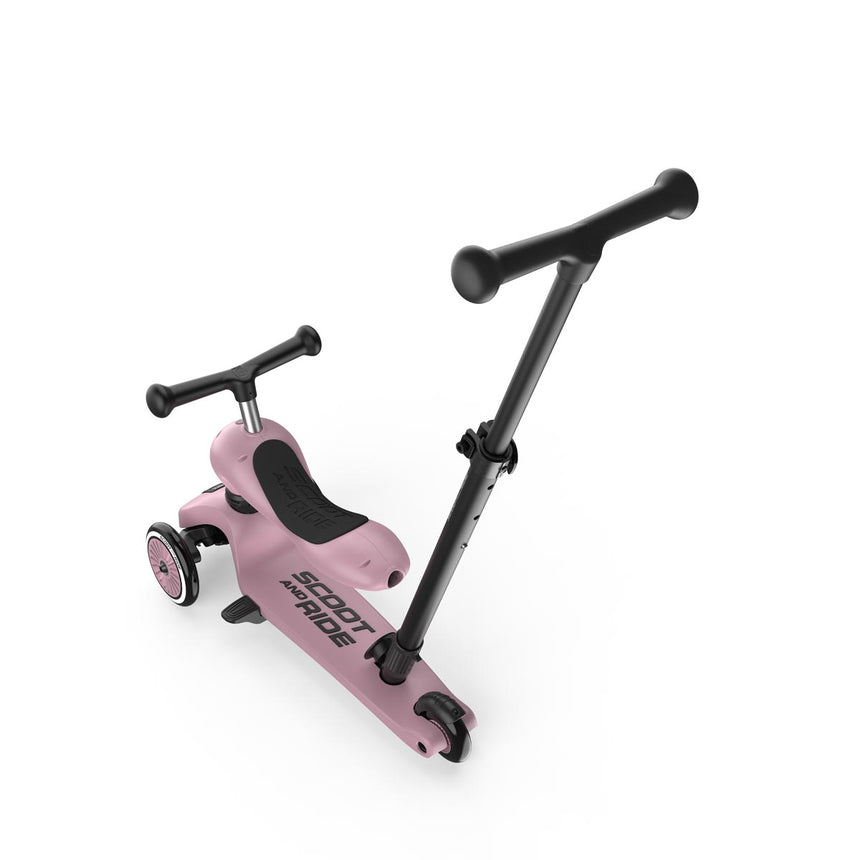 Scoot & Ride Highwaykick 1 Push & Go 2-in-1 kids scooter in Wildberry – view 14