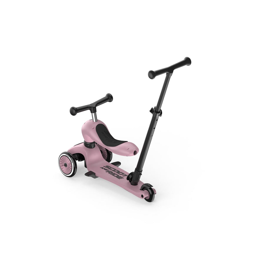 Scoot & Ride Highwaykick 1 Push & Go 2-in-1 kids scooter in Wildberry – view 5