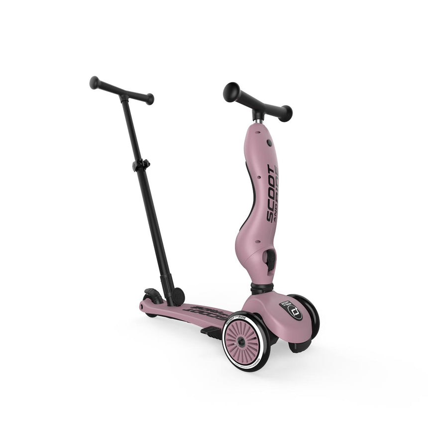 Scoot & Ride Highwaykick 1 Push & Go 2-in-1 kids scooter in Wildberry – view 8