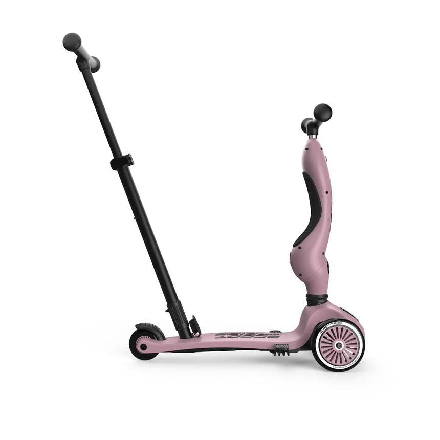 Scoot & Ride Highwaykick 1 Push & Go 2-in-1 kids scooter in Wildberry – view 9