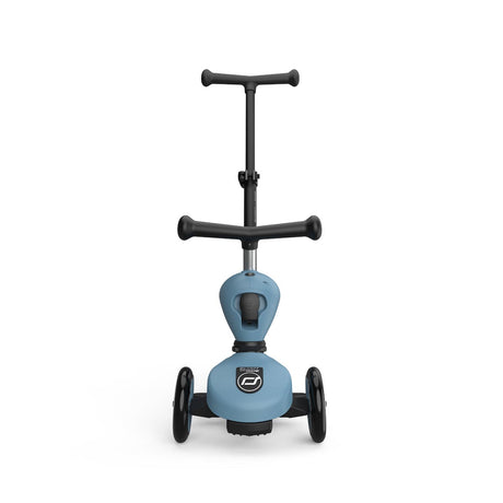 Scoot & Ride Highwaykick 1 Push & Go 2-in-1 kids scooter in Steel – view 2