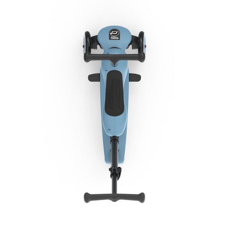 Scoot & Ride Highwaykick 1 Push & Go 2-in-1 kids scooter in Steel – view 7