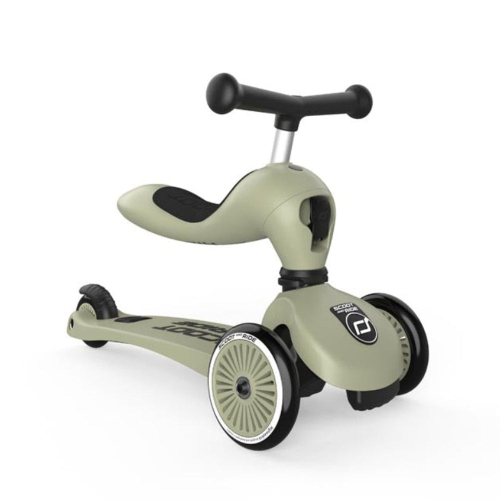 Scoot & Ride Highwaykick 1 kids scooter in Olive