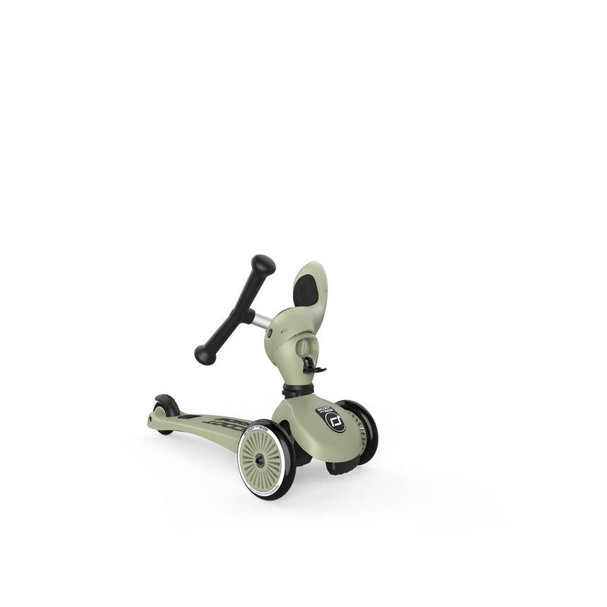 Scoot & Ride Highwaykick 1 kids scooter in Olive – view 3