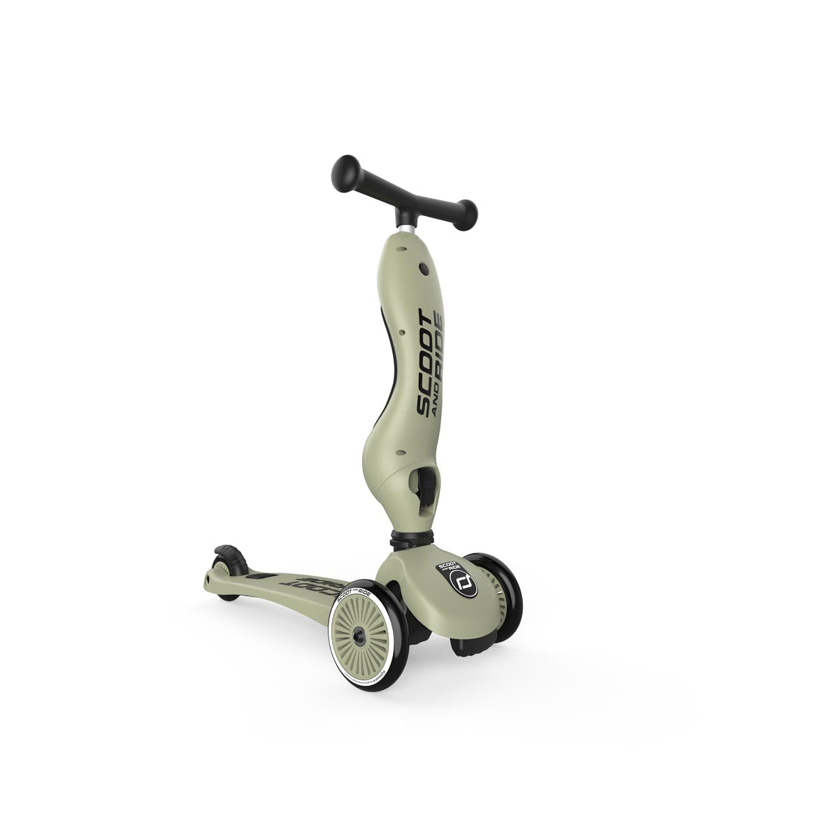 Scoot & Ride Highwaykick 1 kids scooter in Olive – view 4